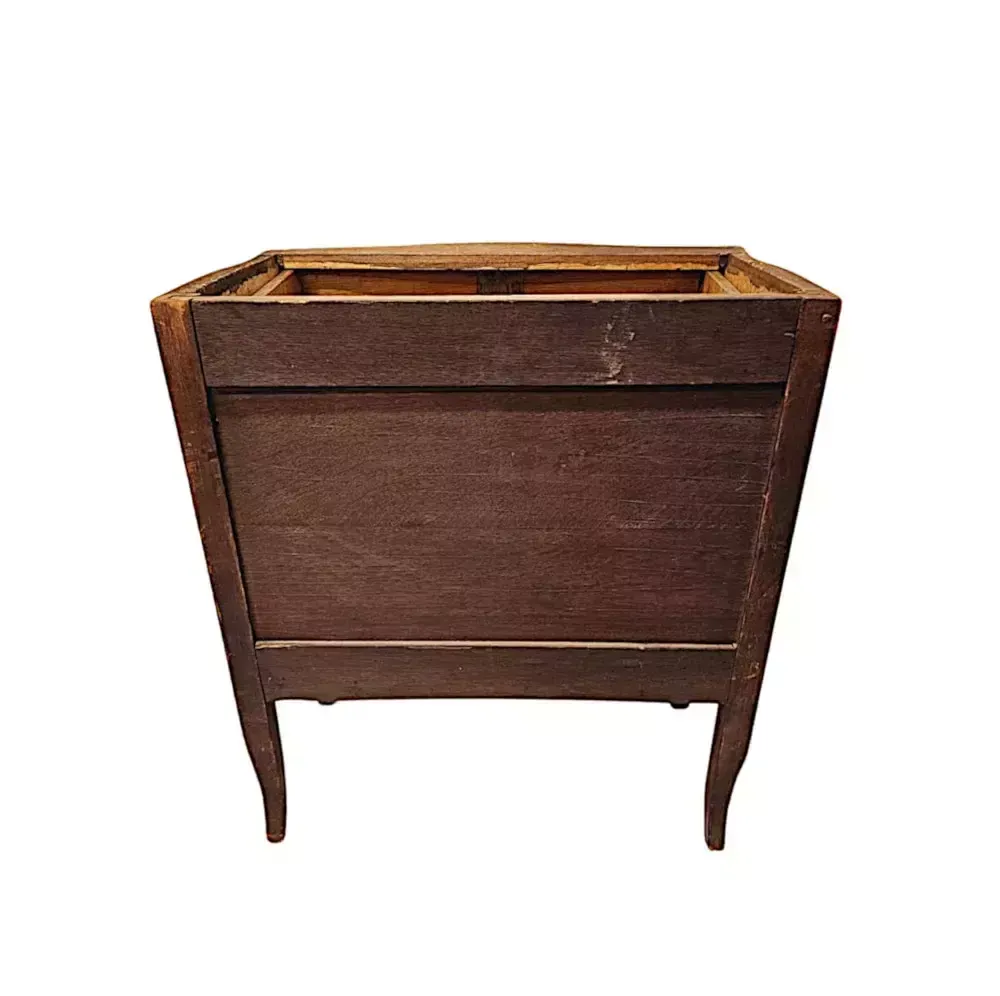 Furniture A Stunning Late 19th Century Marquetry Inlaid Marble Top Chest Of Drawers photo