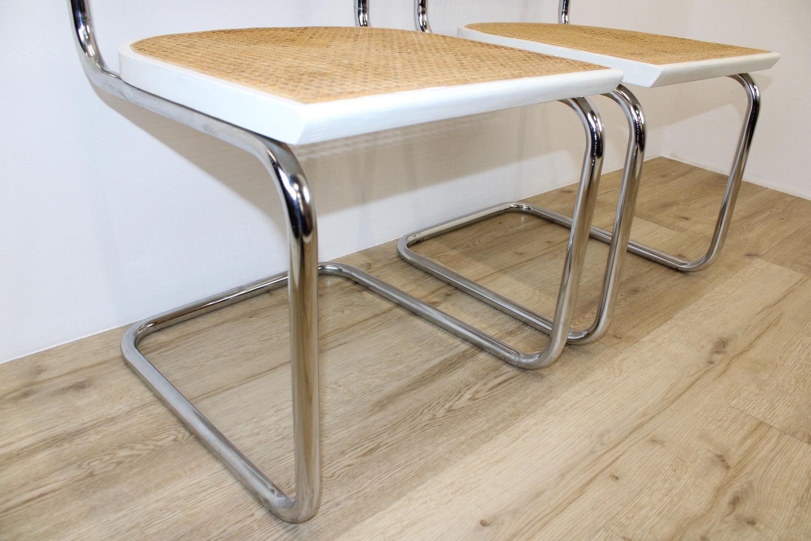 1 Of 2 Cesca Chairs/Chair By Marcel Breuer/Mid Century Modern Chair/Made In Yugoslavia 70's/Tubular Frame With Cane And Wood/Bauhaus Chair photo 247.0