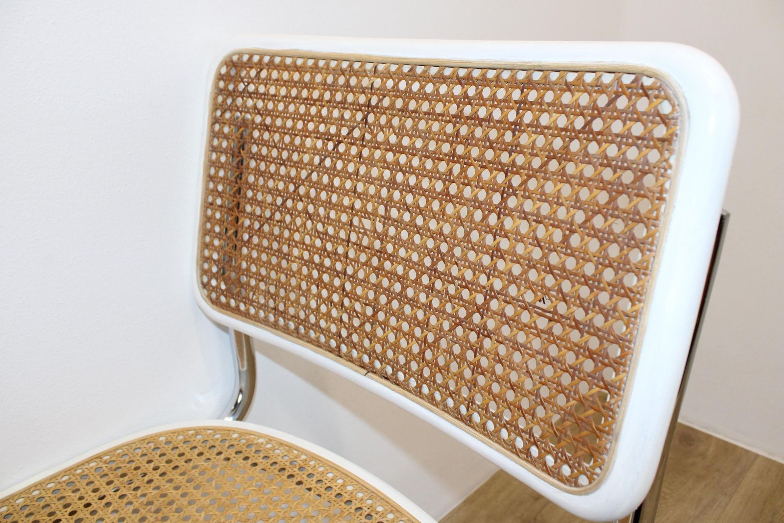 1 Of 2 Cesca Chairs/Chair By Marcel Breuer/Mid Century Modern Chair/Made In Yugoslavia 70's/Tubular Frame With Cane And Wood/Bauhaus Chair photo buy