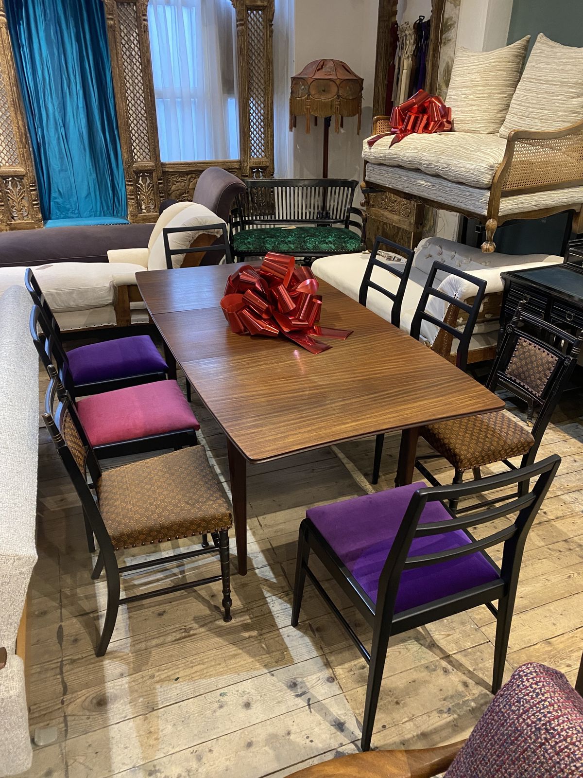A Large Mid 20th Century Extending Dining Table Designed By Richard Hornby For Fyne Ladye photo for sale