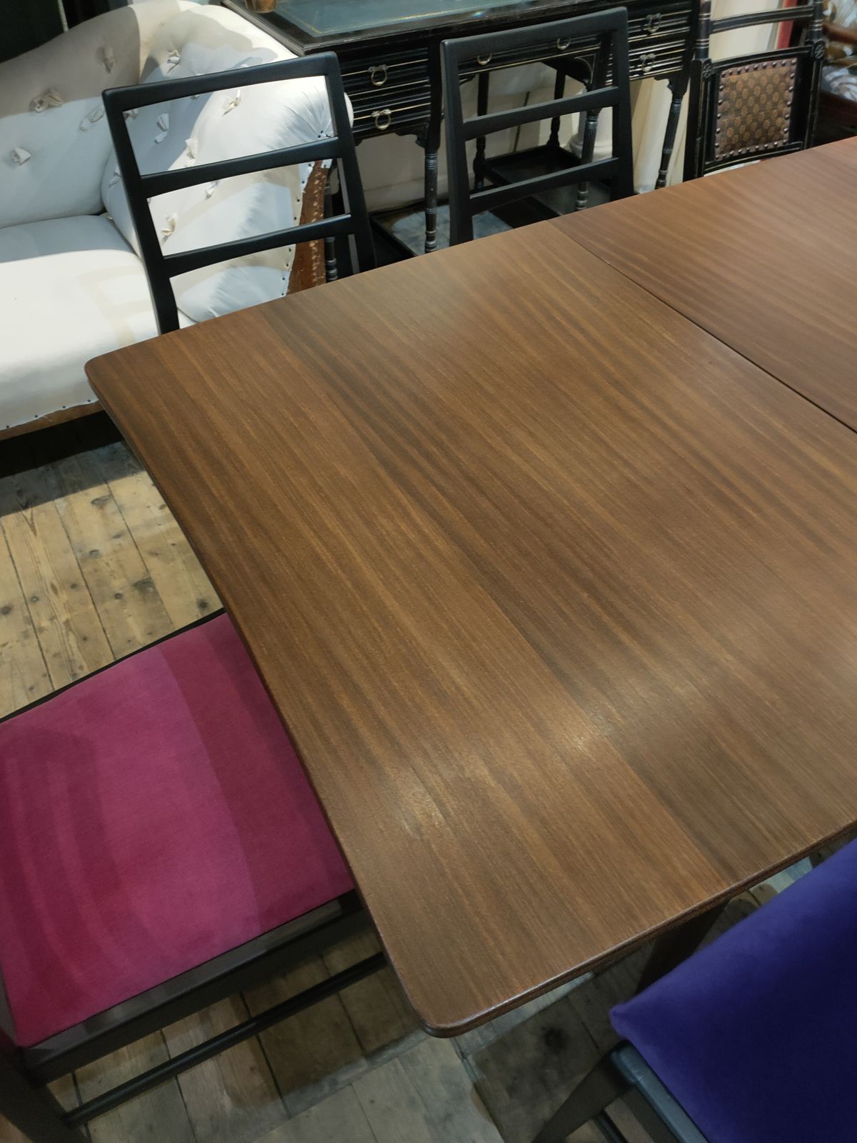 Furniture A Large Mid 20th Century Extending Dining Table Designed By Richard Hornby For Fyne Ladye photo