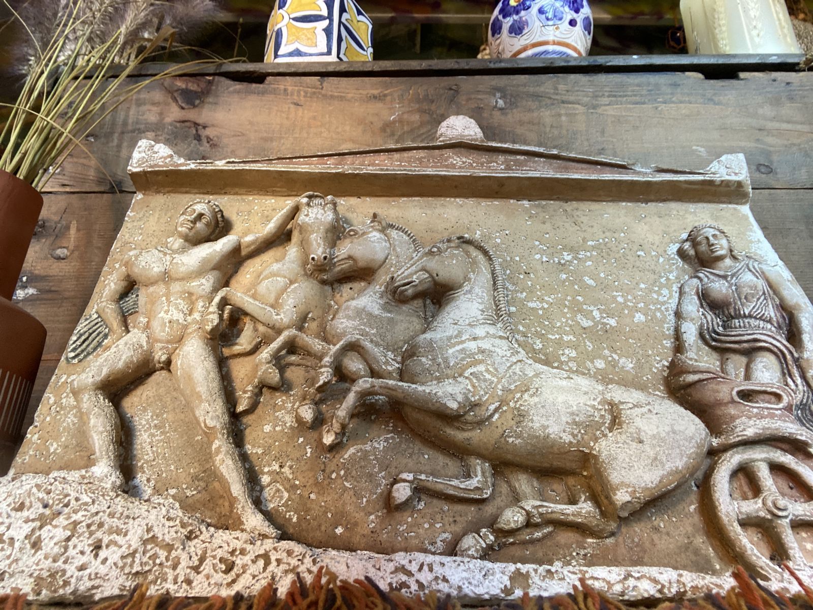 photo furniture Greek Plaque Of Persephone By Hades