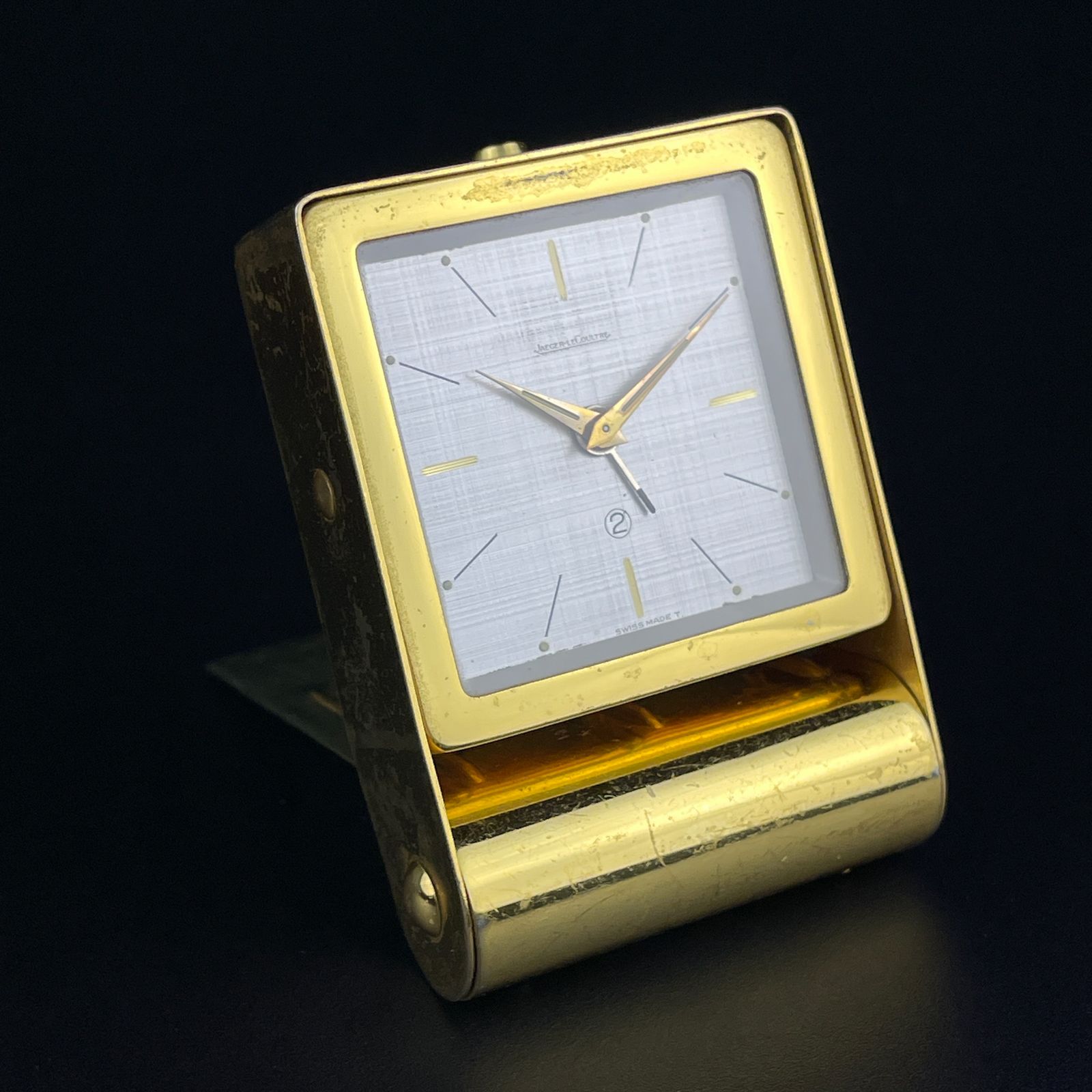 photo furniture Travel Alarm Clock By Jaeger Lecoultre, Swiss, 1950s
