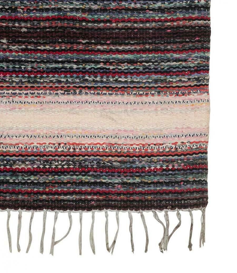 20th Century Swedish Traditional Cotton Rag Rug photo for sale