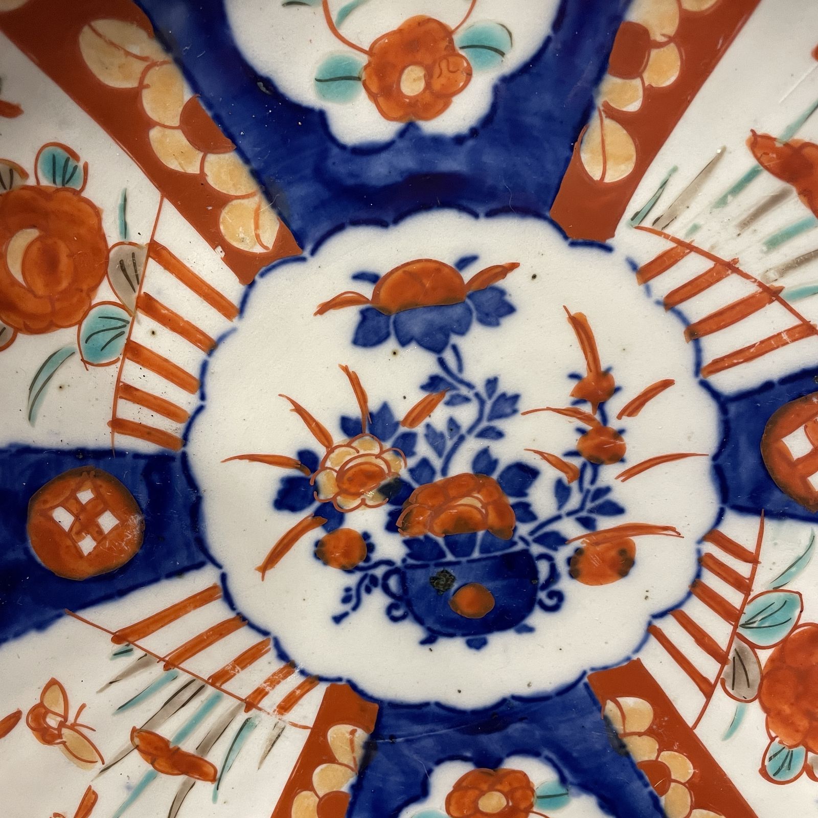 A Large Imari Charger, 1800s, Antique photo furniture