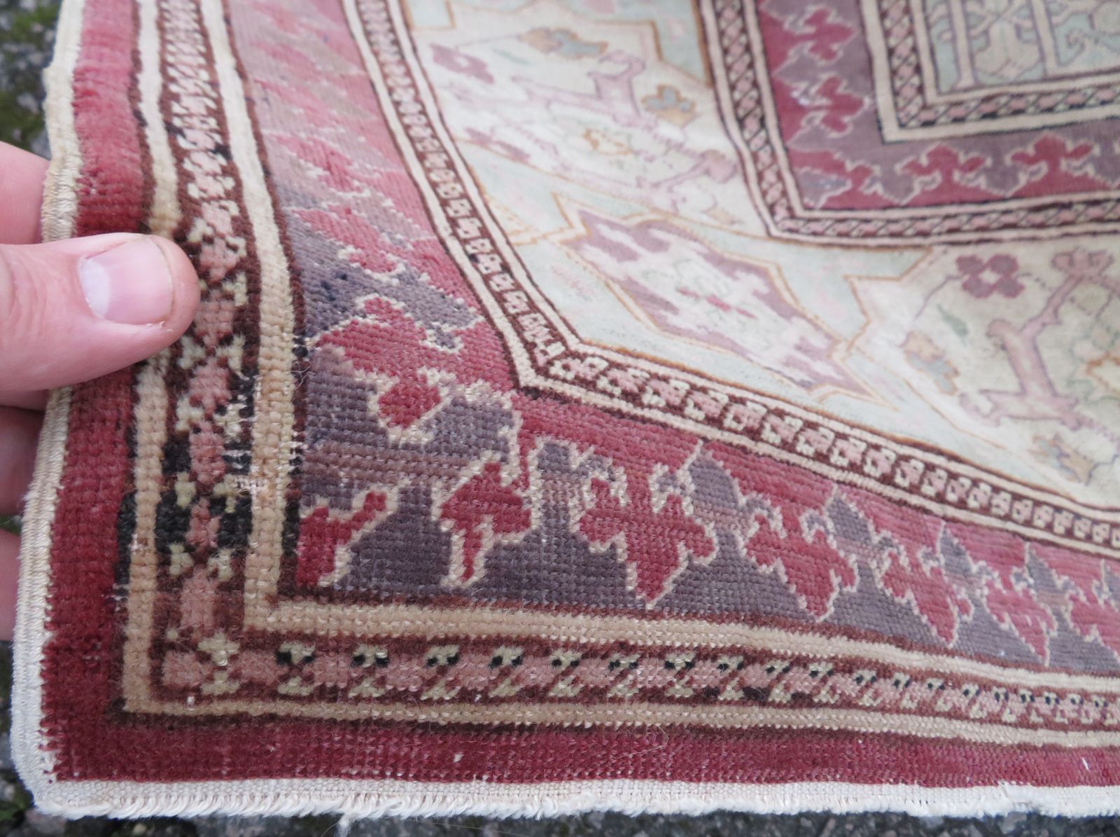 photo for sale 19th Century Turkish Transylvanian Prayer Rug. West Anatolia. 170cm X 125cm.
