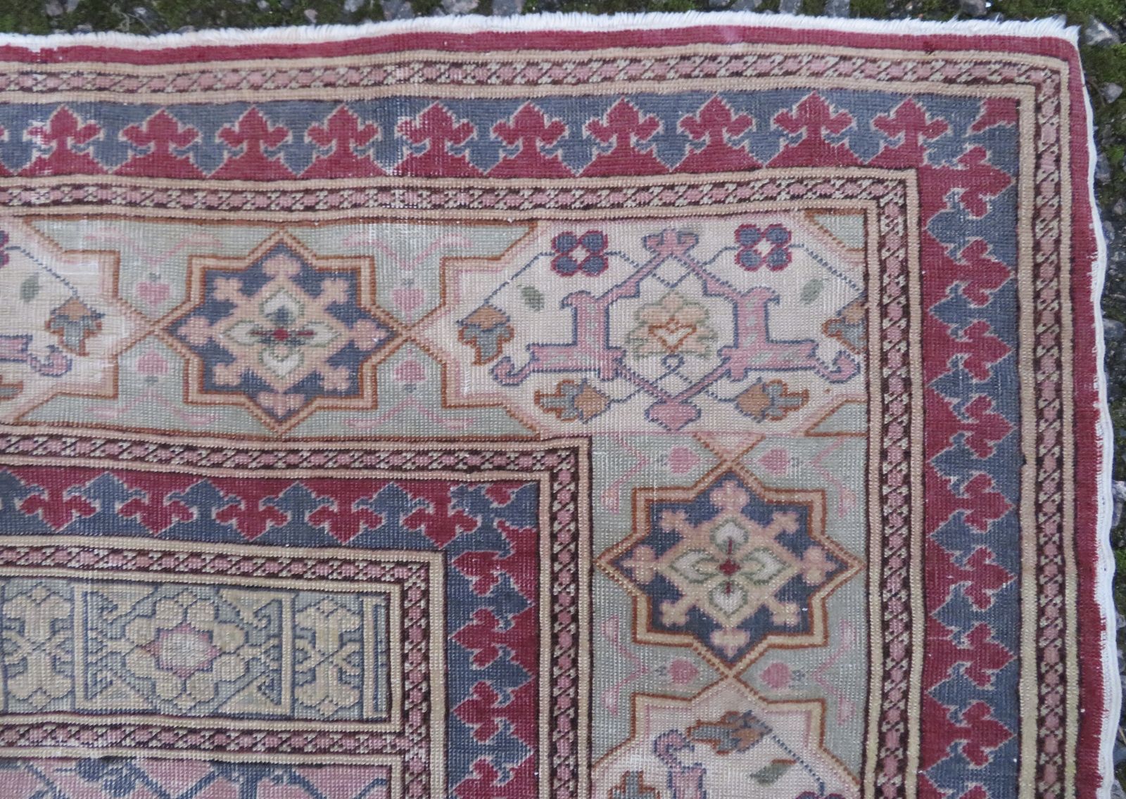 photo vinterior 19th Century Turkish Transylvanian Prayer Rug. West Anatolia. 170cm X 125cm.