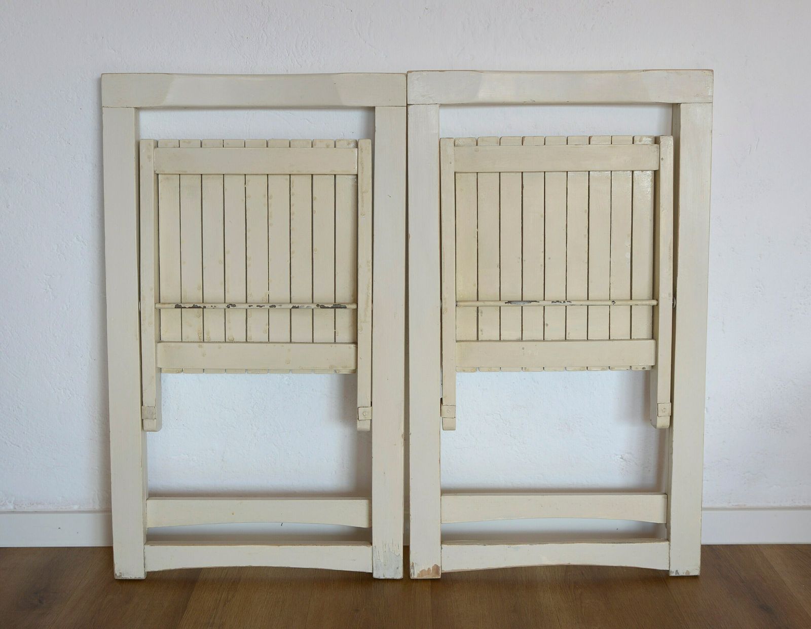Set Of 2 / Trieste Iconic Folding Chairs / Vintage From 1960's / Design Aldo Jacober / Alberto Bazzani / Mid Century Modern / Yugoslavia photo vinterior
