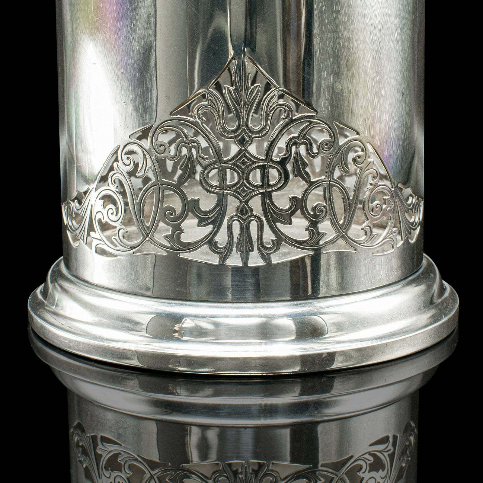 photo furniture Antique Bottle Cooler, English, Silver Plate, Champagne Magnum Bucket, C.1920