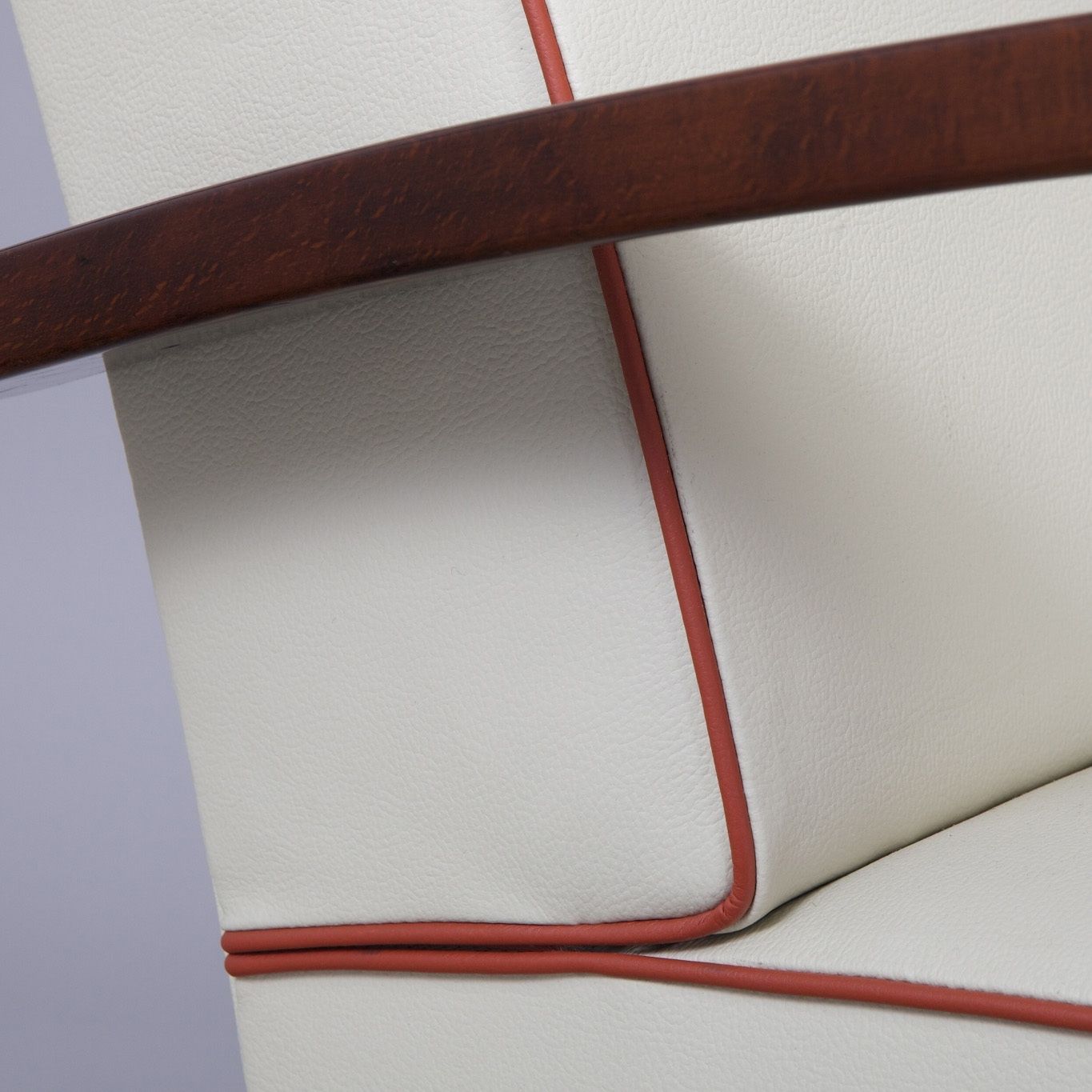 Furniture Restored Art Deco Armchair, Walnut, New Upholstery, Czech, 1930s photo