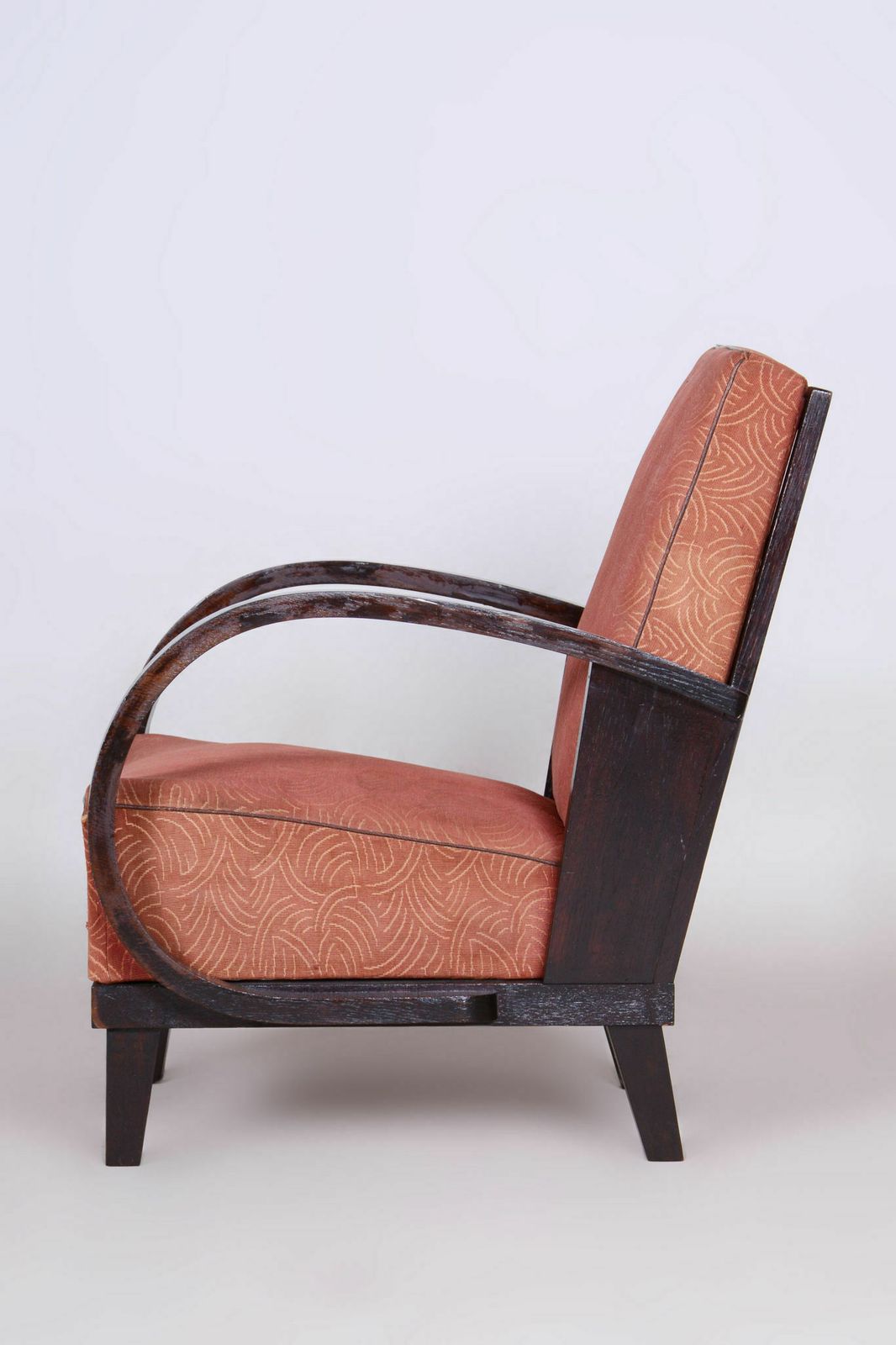 Restored Art Deco Armchair, By Jindrich Halabala, Up Zavody, Czech, 1930s photo buy