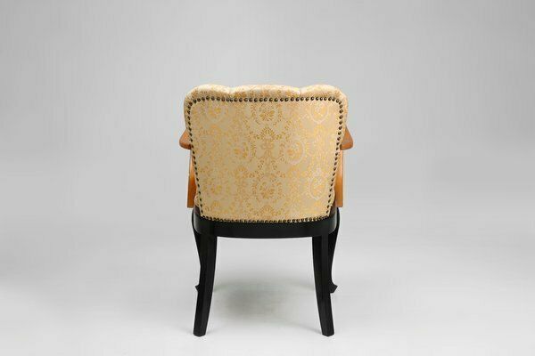 photo vinterior Art Deco Armchair In Beech Wood, France, 1940s