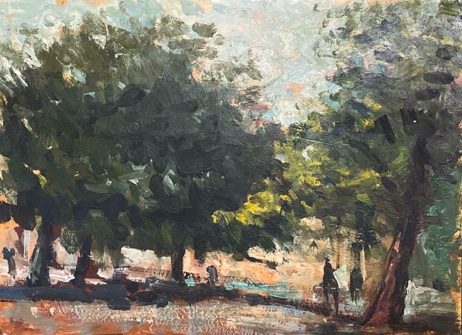 Maurice Mazeiliemaurice Mazeilie French Impressionist Oil   Forest Landscape