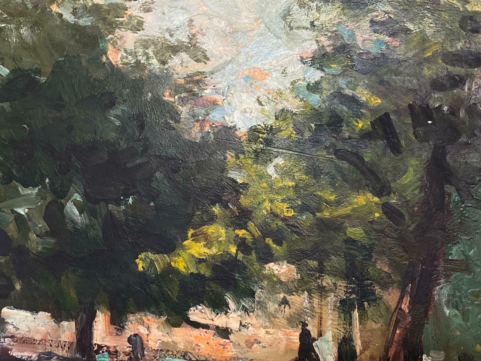 Maurice Mazeiliemaurice Mazeilie French Impressionist Oil   Forest Landscape photo for sale