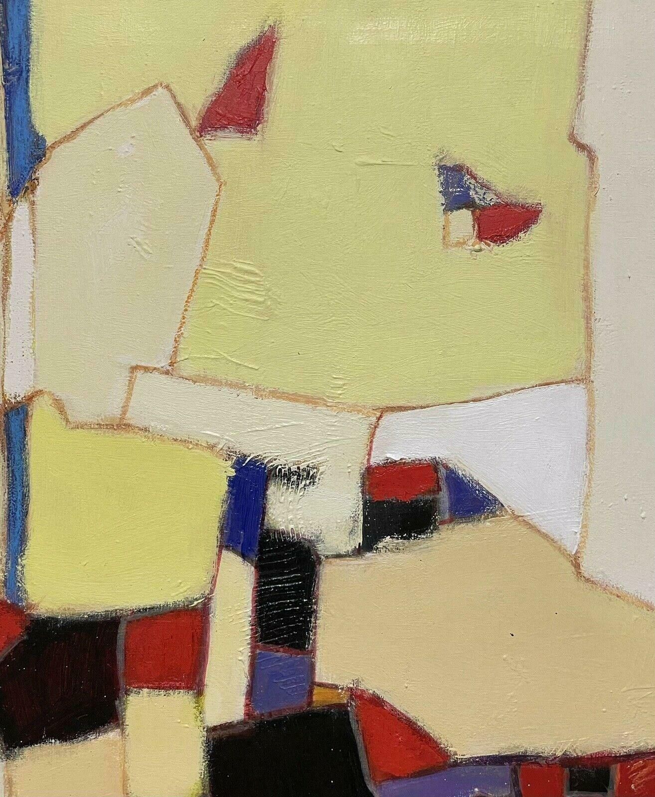 R.Leroyleroy   Large French Contemporary Abstract Cubist Painting2000's photo Art