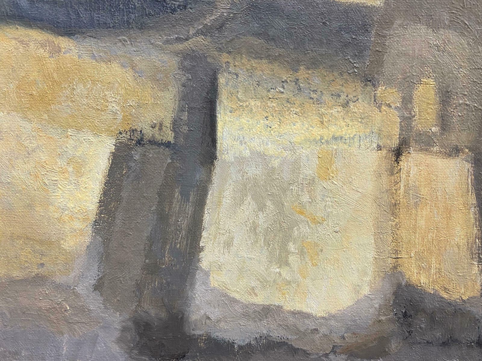 Yvette Dubois Habasquefrench Expressionist Abstract Oil Paintingc.2009 photo furniture