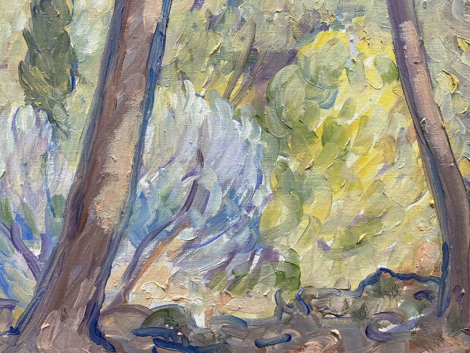 Robert Bouillerobert Bouille (1926 2021) Signed French Impressionist Oil   Provencal Montagne photo Art