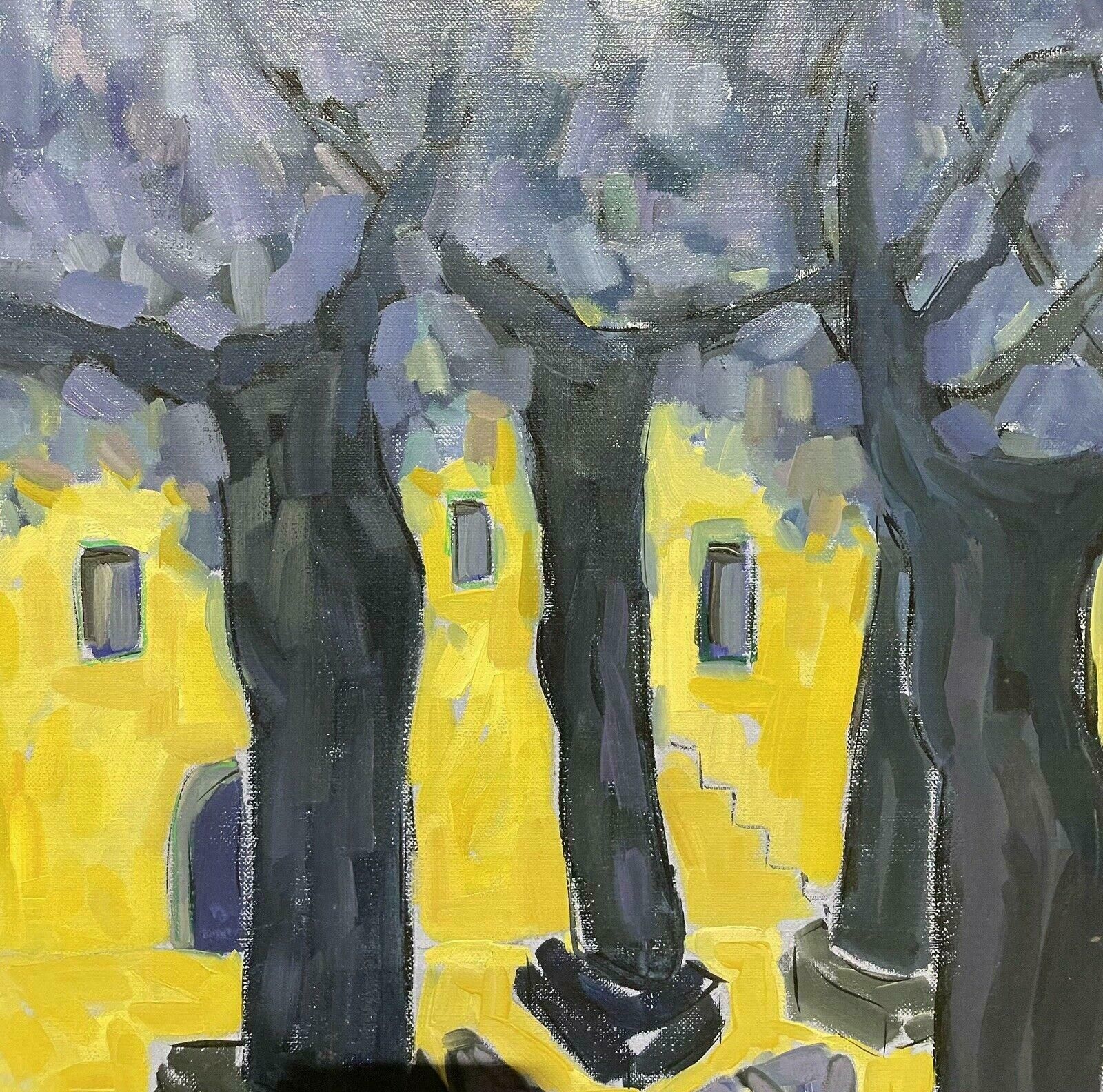 Didier Carfantandidier Carfantan   French Modernist Oil Painting   Une Place En Provence 1990's photo furniture