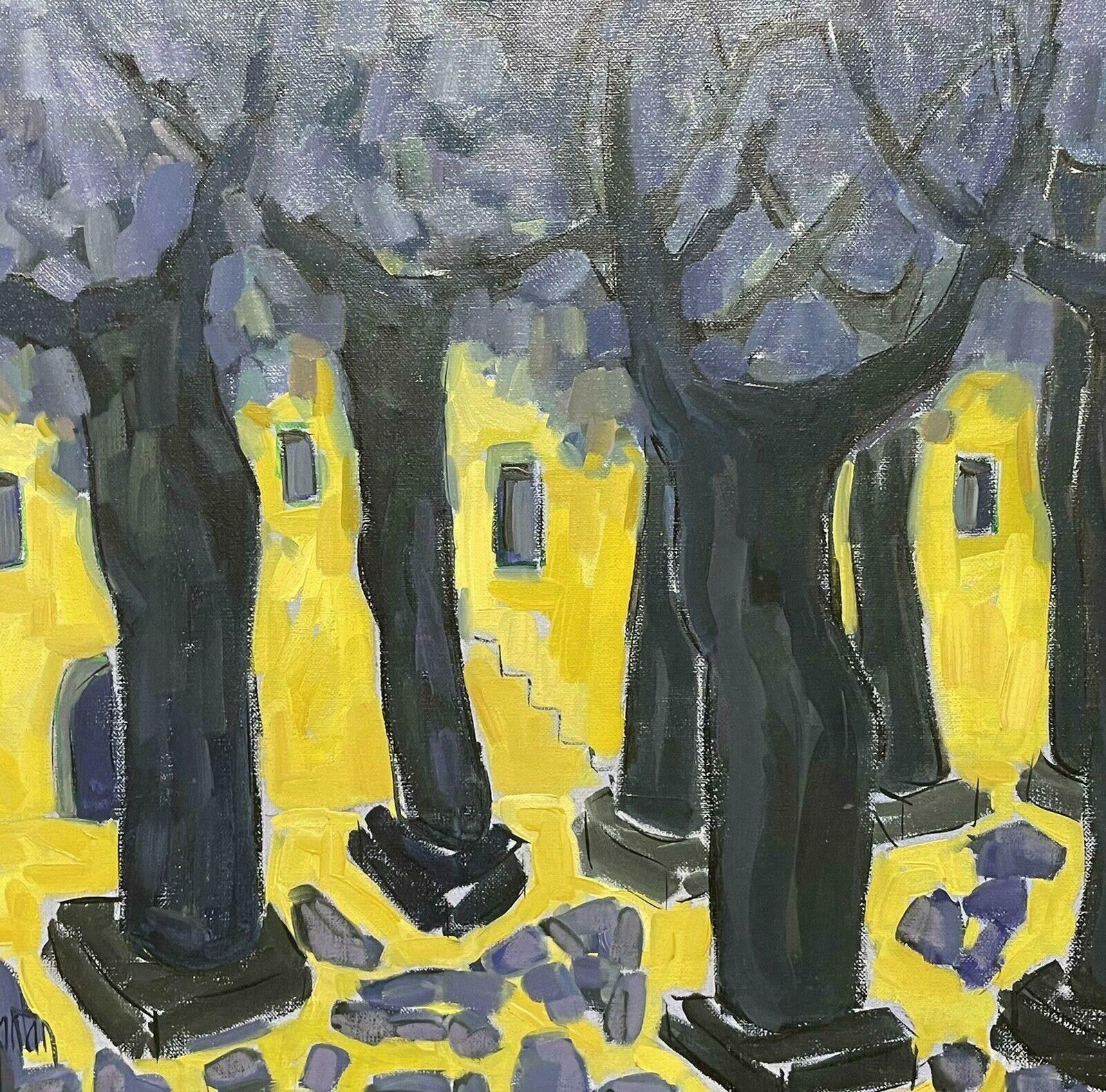 Didier Carfantandidier Carfantan   French Modernist Oil Painting   Une Place En Provence 1990's photo for sale
