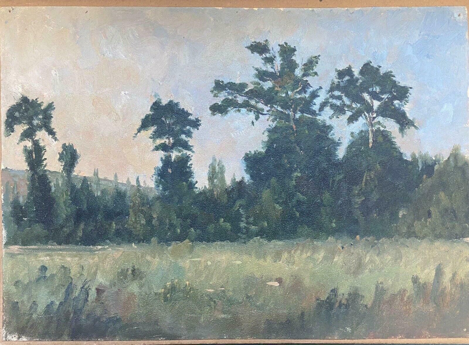 Charles Curtelin (French 1859 1912charles Curtelin (French 1859 1912) En Plein Air Impressionist Oil   Woodlandc. 1890's photo furniture