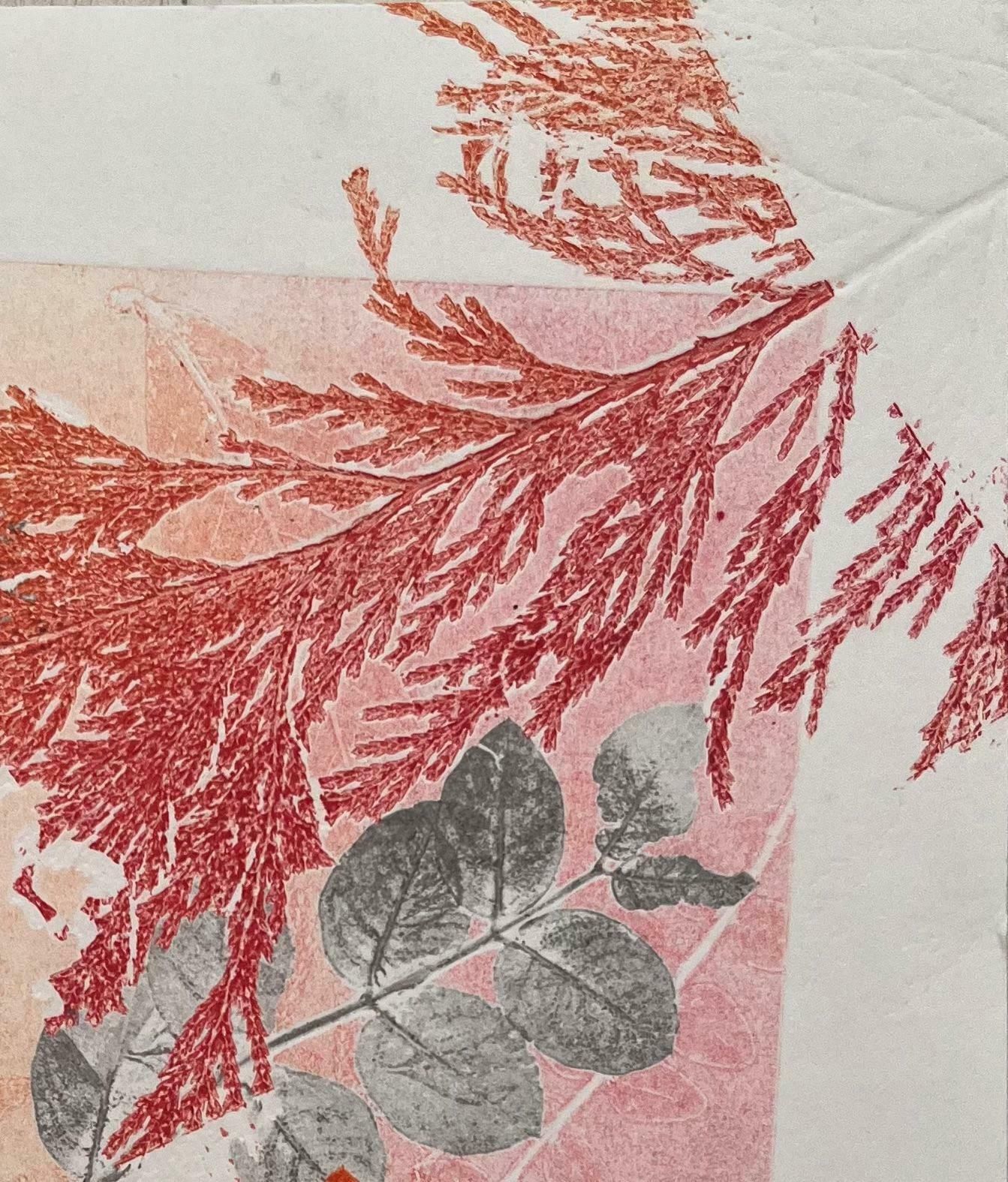 Minty Ramseyautumnal Color Acrylic Painting Contemporary British Autumn Leaves2024 photo Art