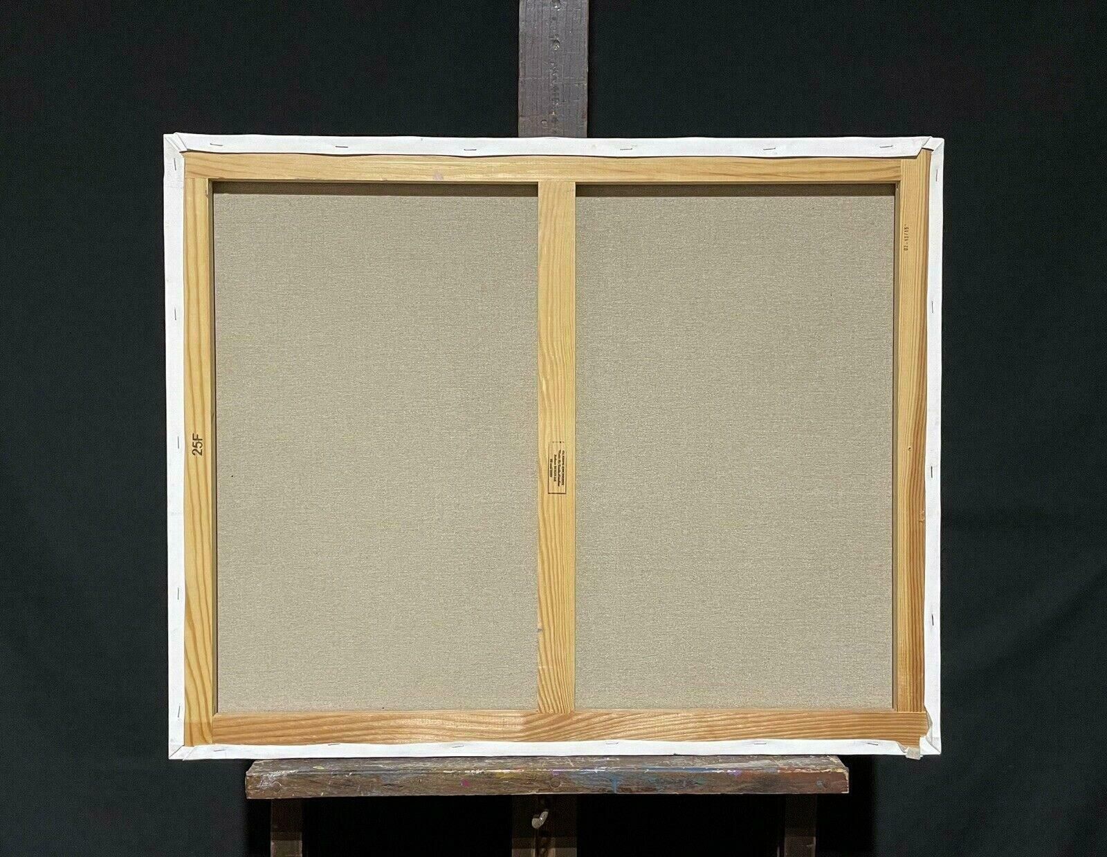 Robert Bouillerobert Bouille (1926 2021) Abstract French Oil   Geometric Construction photo 914.0