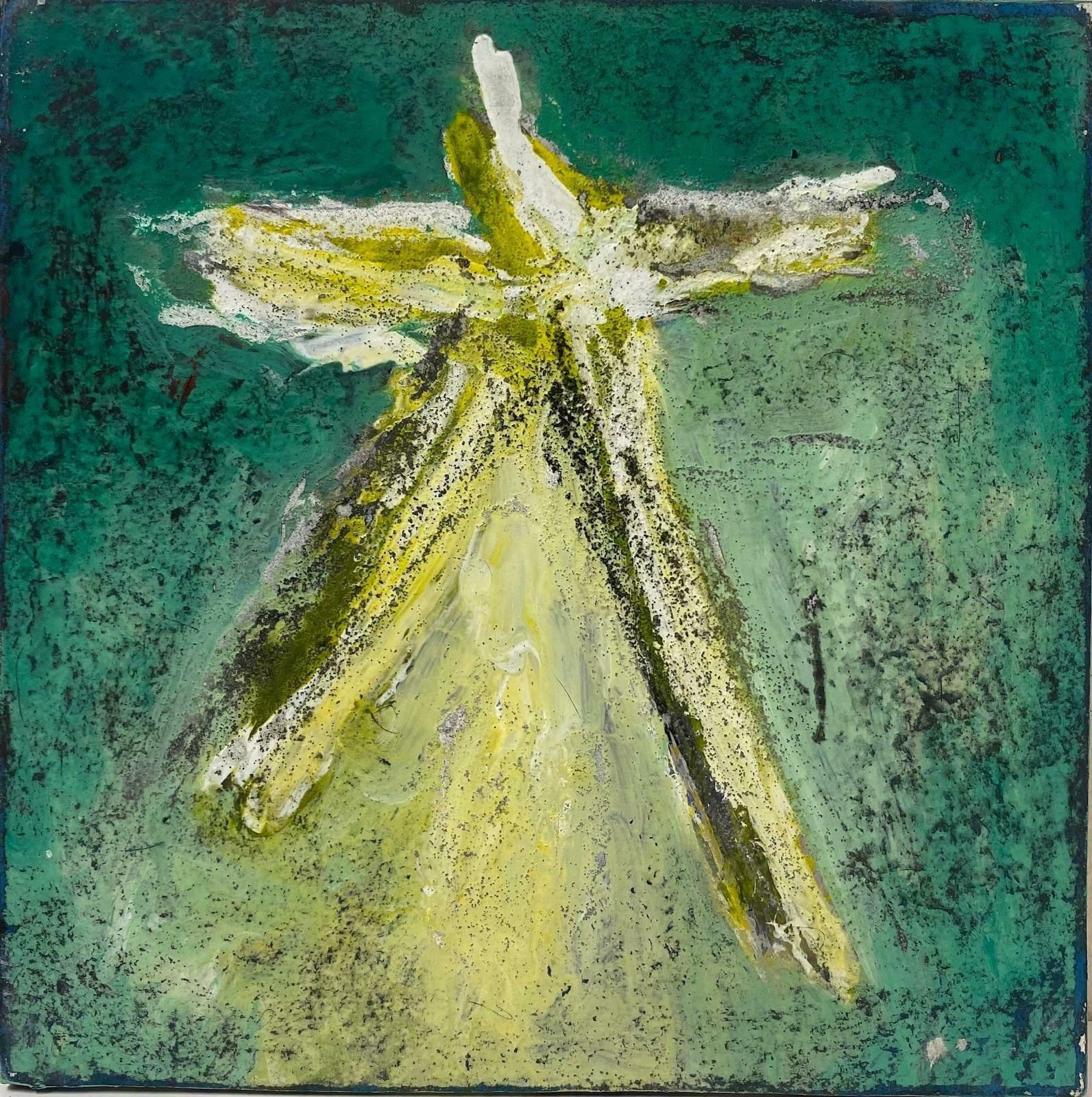 Jacques Coulais (1955 2011)french Expressionist Abstract Original Painting Artists Studio Provenancemid 20th Century