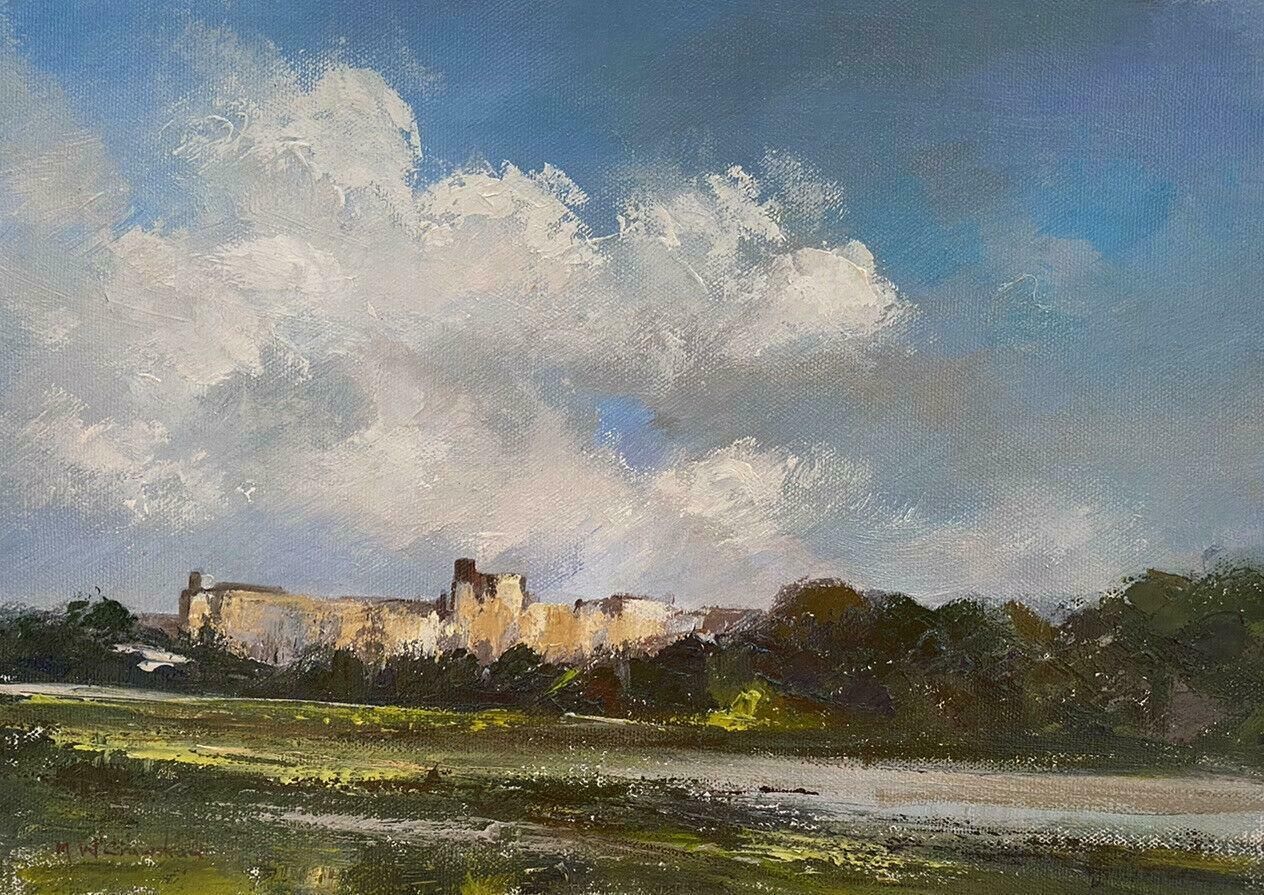 Maurice Crawshawmaurice Crawshaw (B.1947) Signed Impressionist Oil   Clouds Over Countrysidelate 20th Century