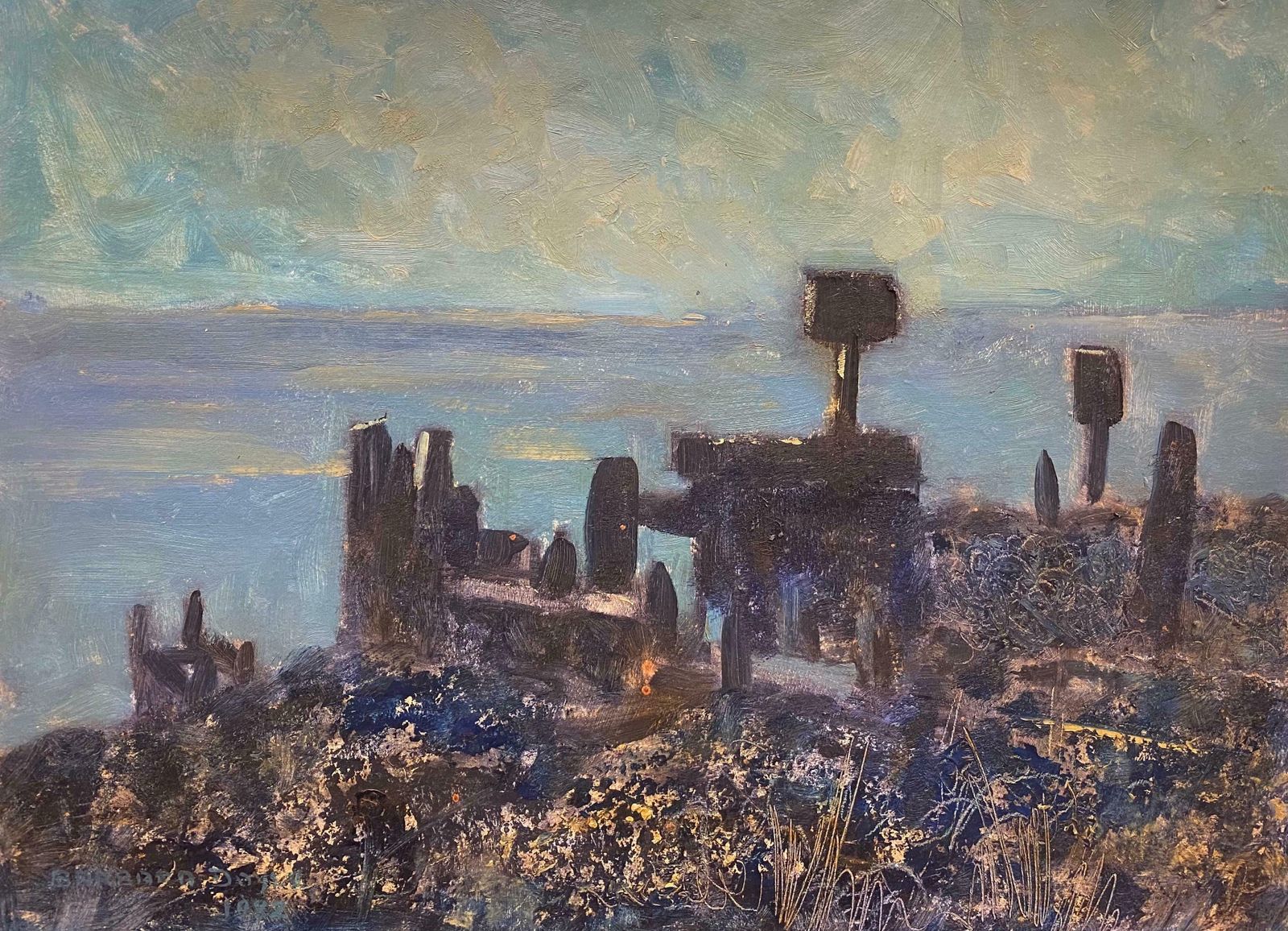 Barbera Doylebarbara Doyle (B.1917) 1970's Modern British Oil Painting C. 1970's