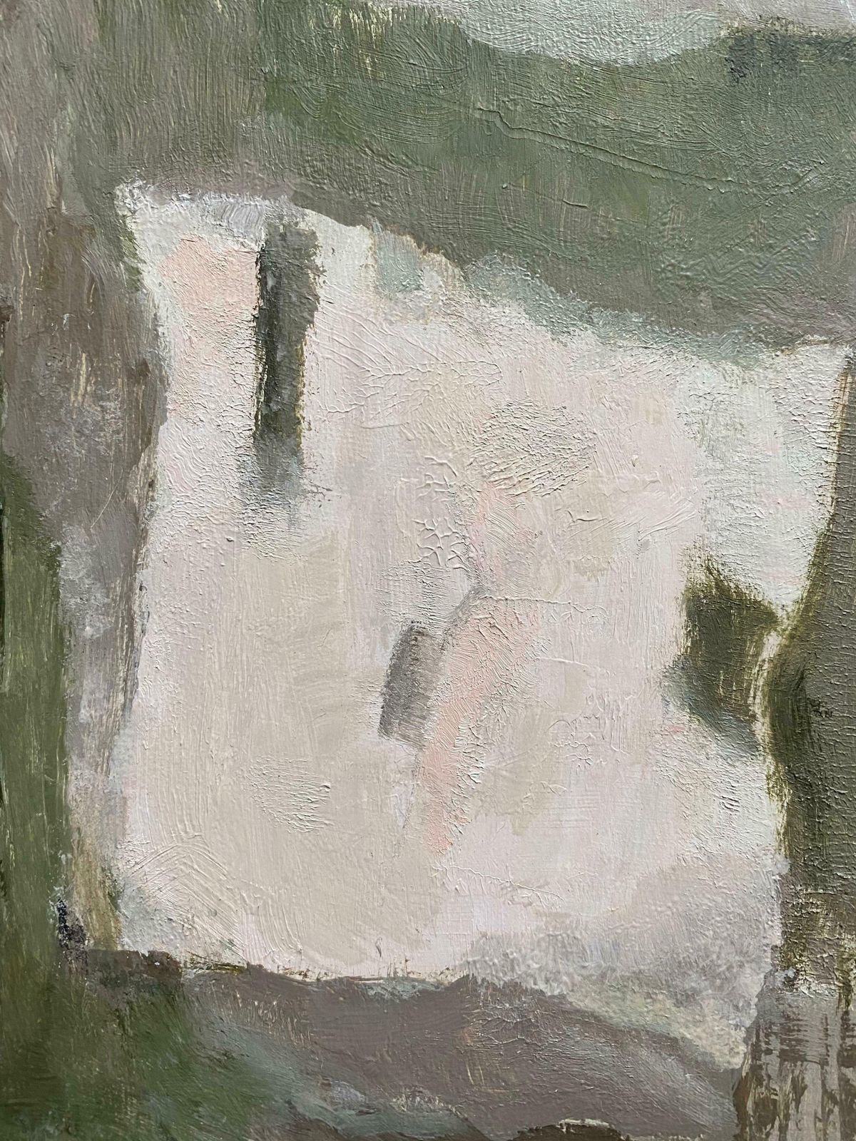 Yvette Dubois Habasqueyvette Dubois Habasque (1929 2016) French Cubist Abstract Paintingc.2000s photo for sale