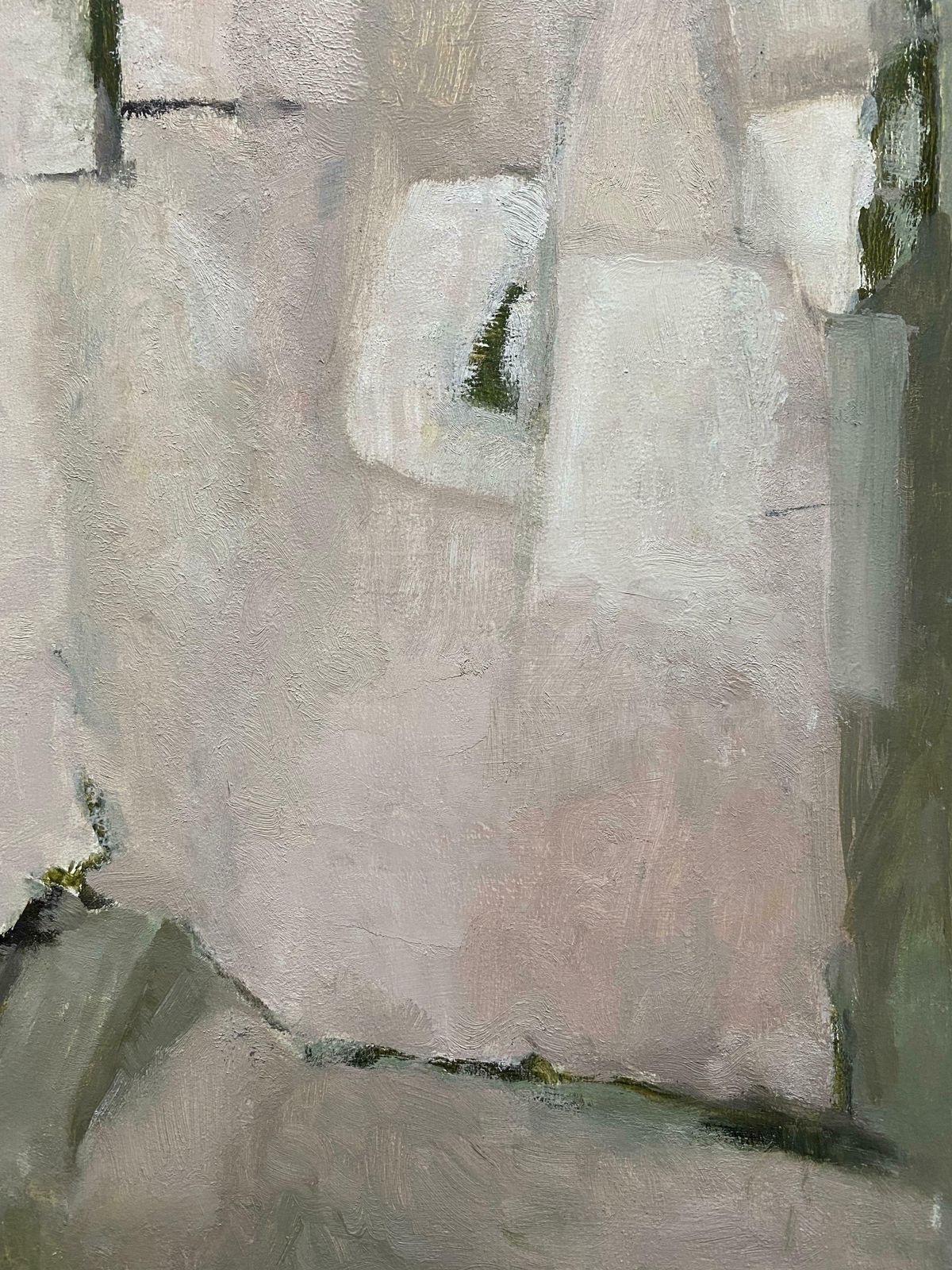 Yvette Dubois Habasqueyvette Dubois Habasque (1929 2016) French Cubist Abstract Paintingc.2000s photo vinterior