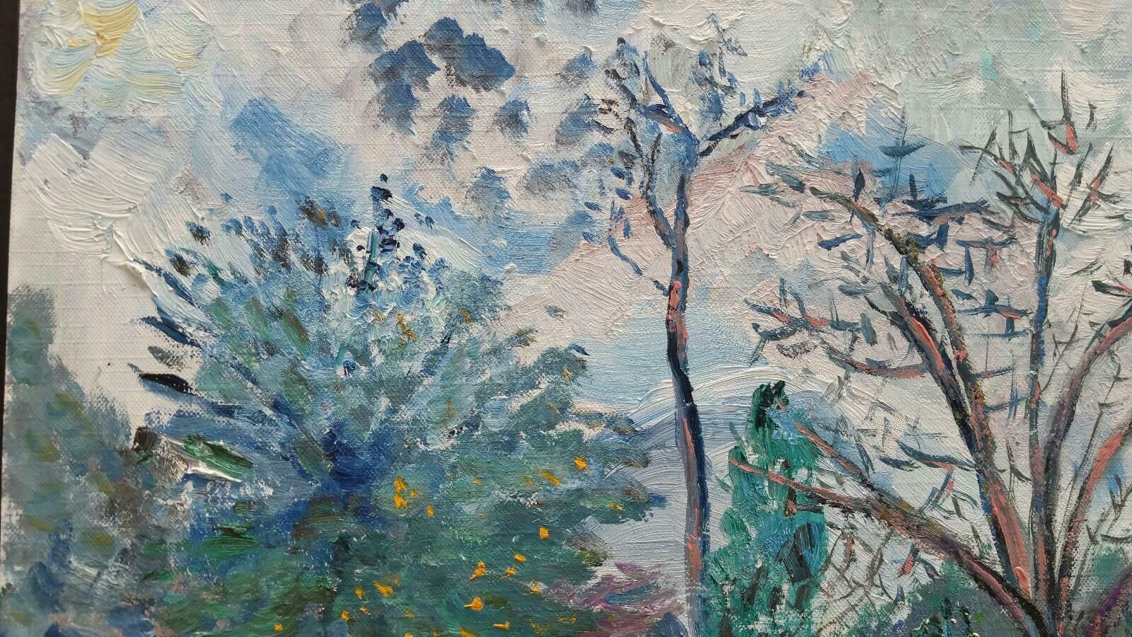 Unknown20th Century French Oil Painting Olives And Lemons In Provencelate 20th Century photo buy