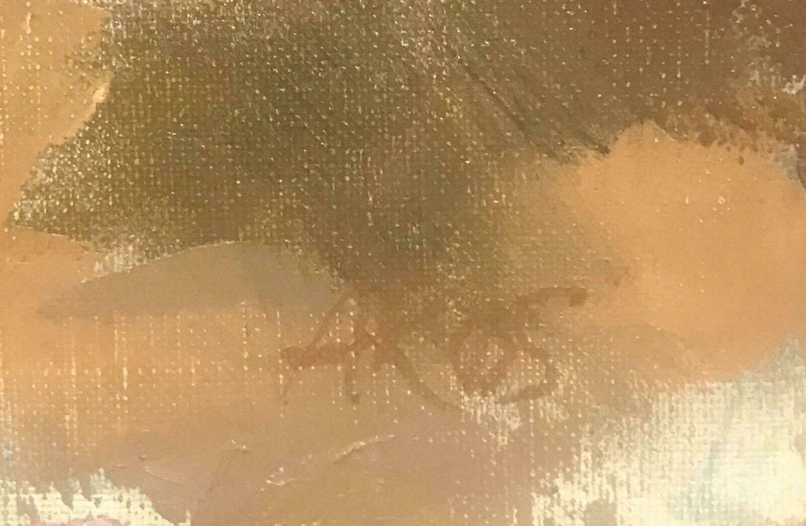 photo furniture Akos Biro20th Century Signed French Oil   Portrait Of A Lady From Mougins, South Francec.1960's