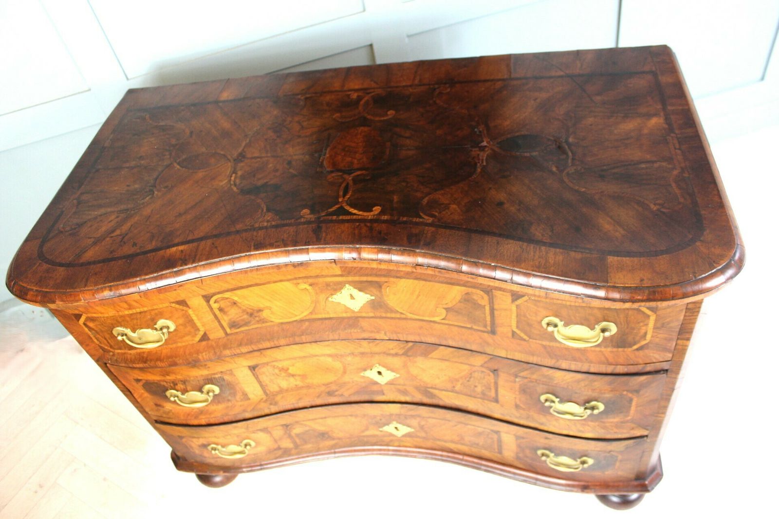 Austrian Baroque Chest Of Drawers, Circa 1760 photo vintage