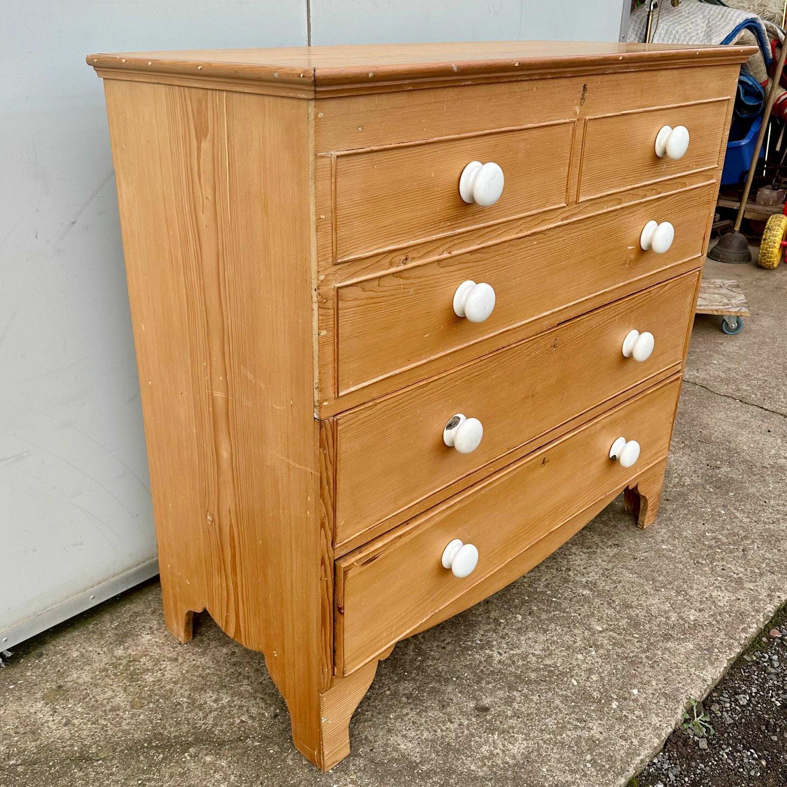 Drawers   Early Victorian Mule Chest With Drawers