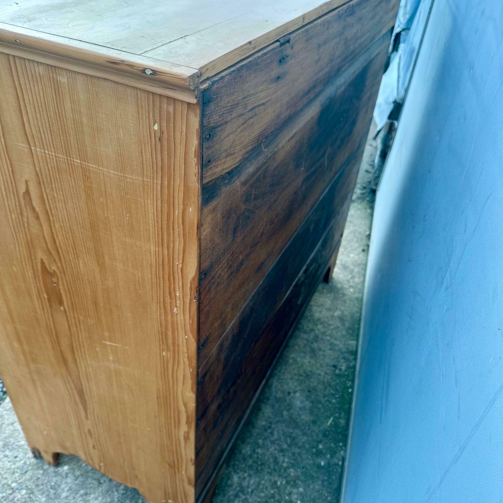 Drawers   Early Victorian Mule Chest With Drawers photo vintage