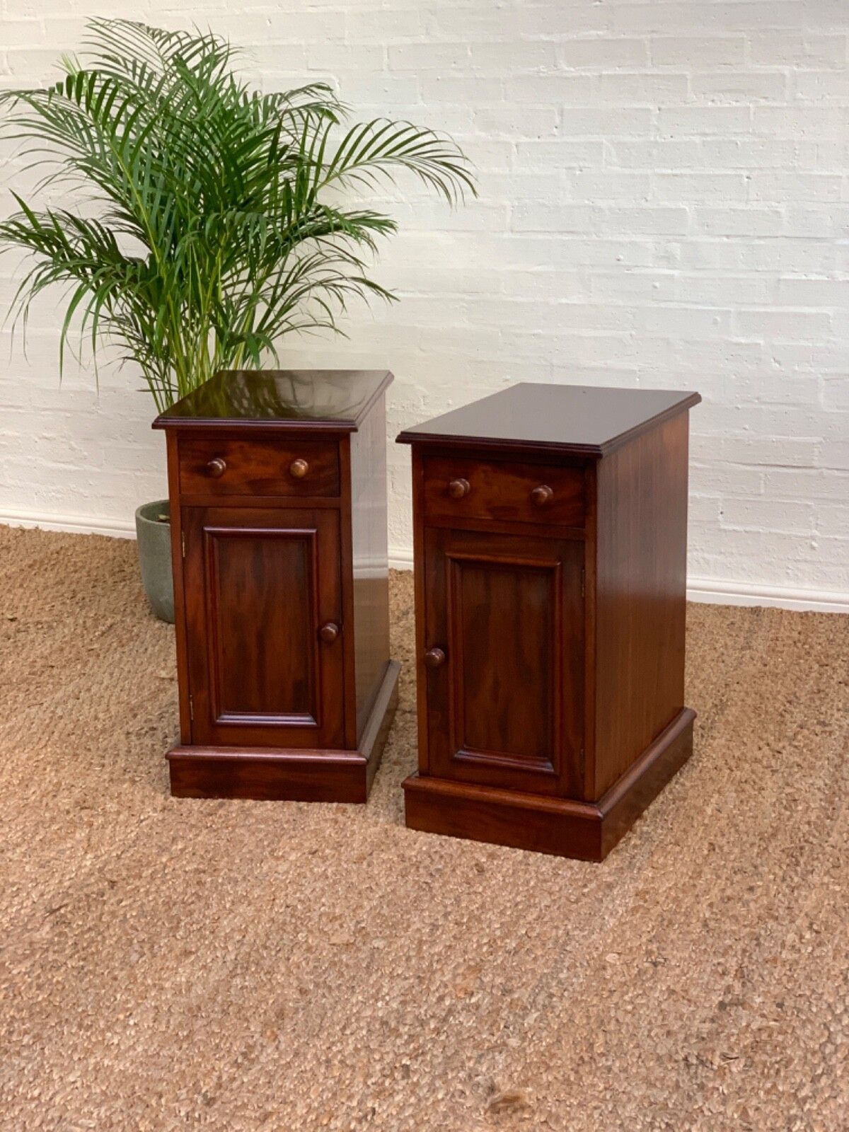 Antique Mahogany Bedside\ Nightstand photo for sale