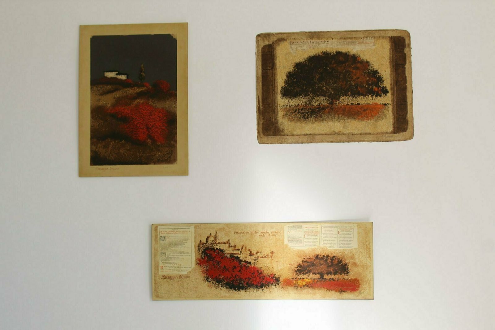Antonio Minezzi, Abstract Compositions, 1970s, Set Of 3 photo buy