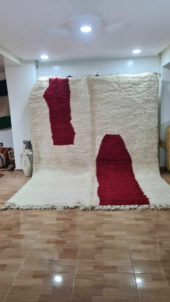 Authentic Handmade Beni Ourain Rug – Luxurious Berber Elegance 300x200 Cm