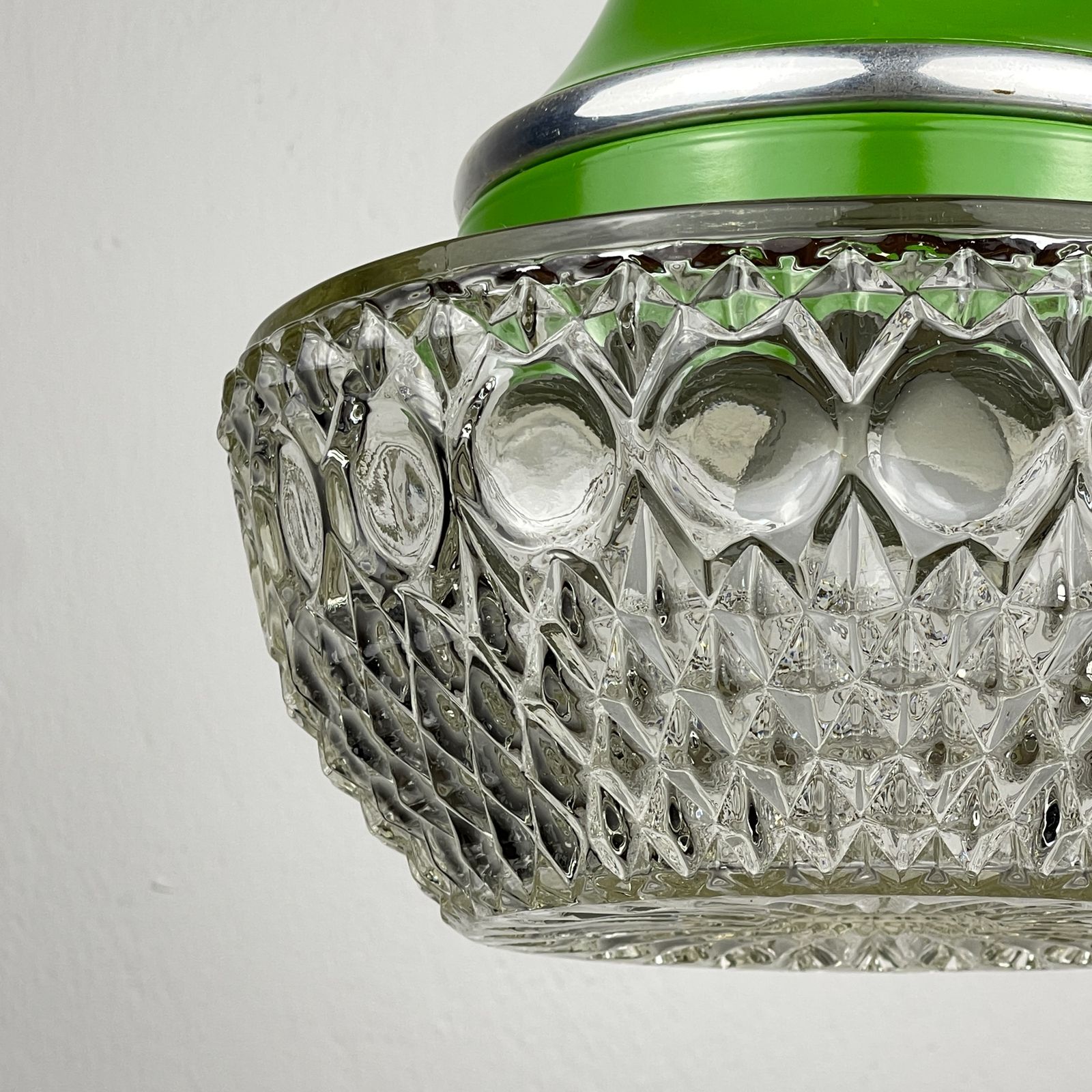 Mid Century Green Pendant Lamp By Targetti Sankey, Italy 1960s photo buy