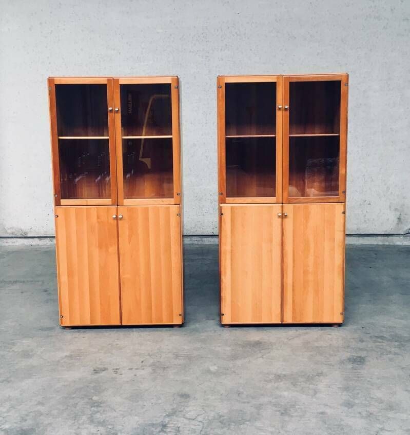Torcello Series Display Cabinet Set By Afra & Tobia Scarpa For Stildomus, Italy 1980's photo furniture