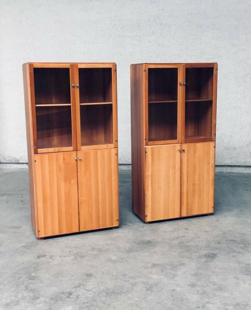 photo furniture Torcello Series Display Cabinet Set By Afra & Tobia Scarpa For Stildomus, Italy 1980's