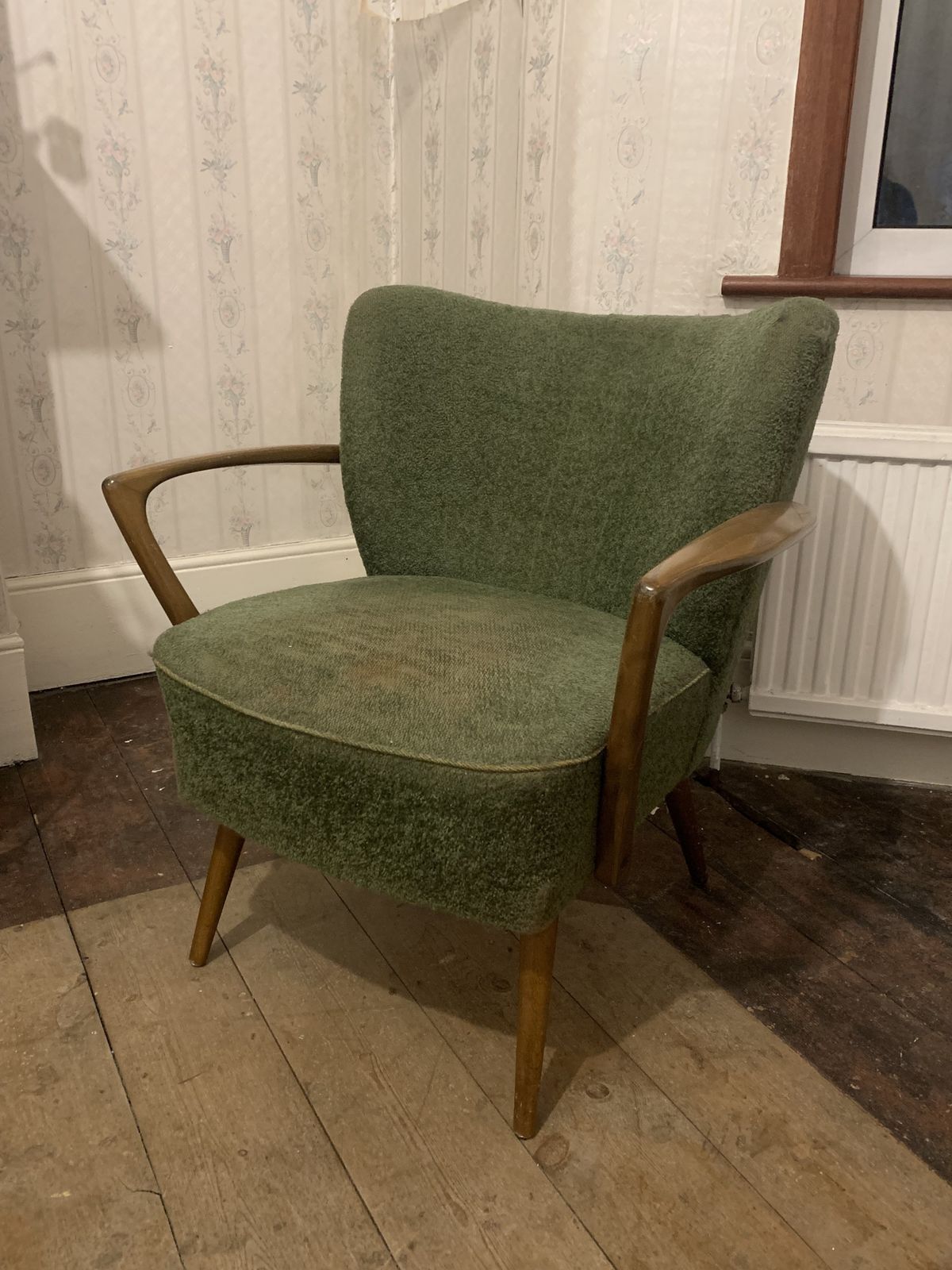 Vintage Mid Century Cocktail Armchair