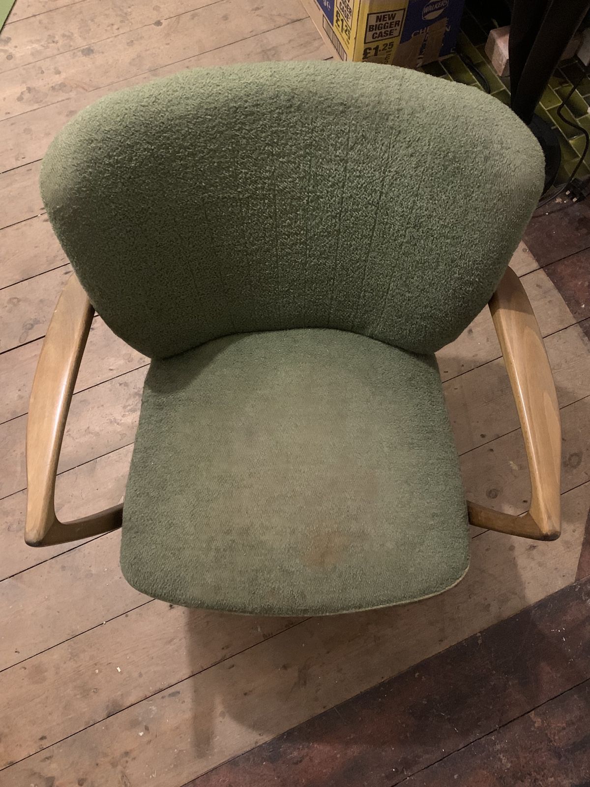 Vintage Mid Century Cocktail Armchair photo vinterior