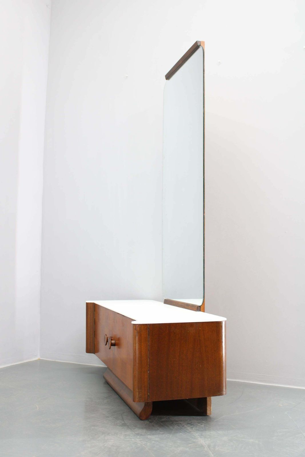 1940s Jindrich Halabala Mirror Cabinet, Czechoslovakia photo Furniture