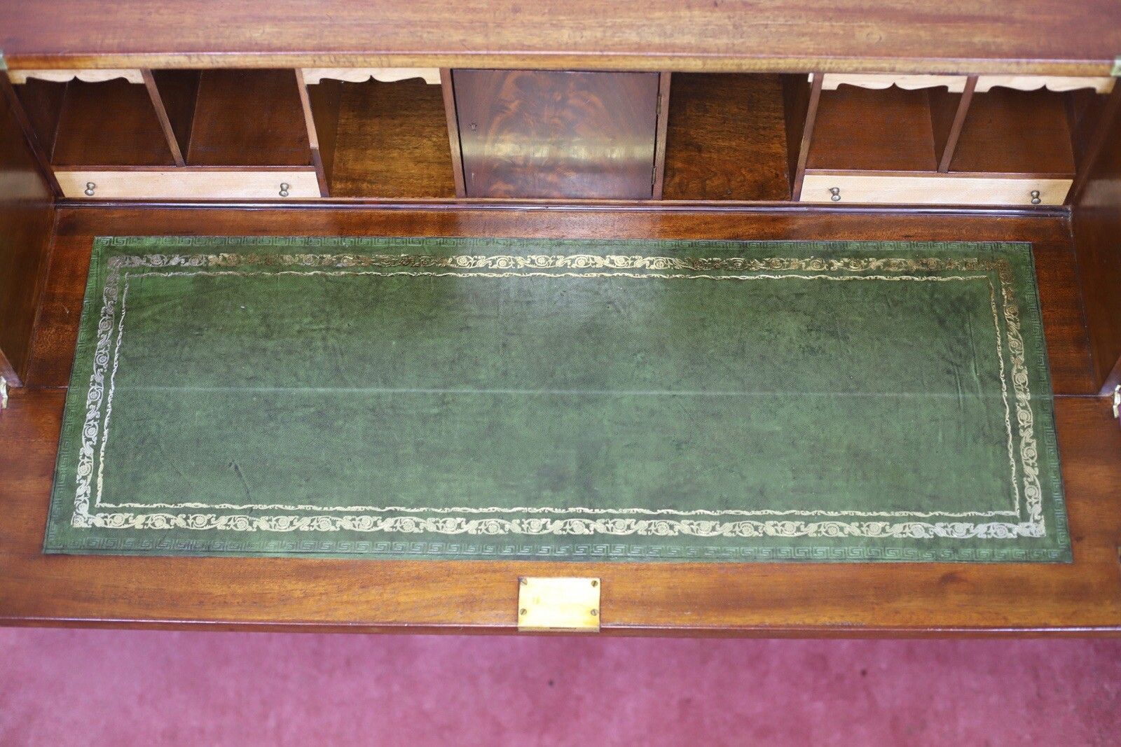 photo for sale Stunning Victorian Oak Camphor Military Secretary Campaign Chest