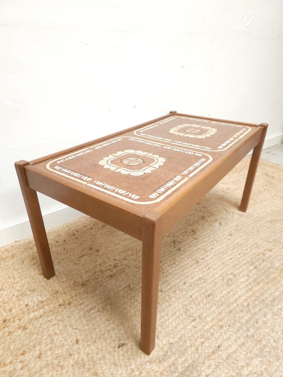 photo furniture Retro Coffee Table Tile Top Mid Century Original 1960s Vintage Delivery