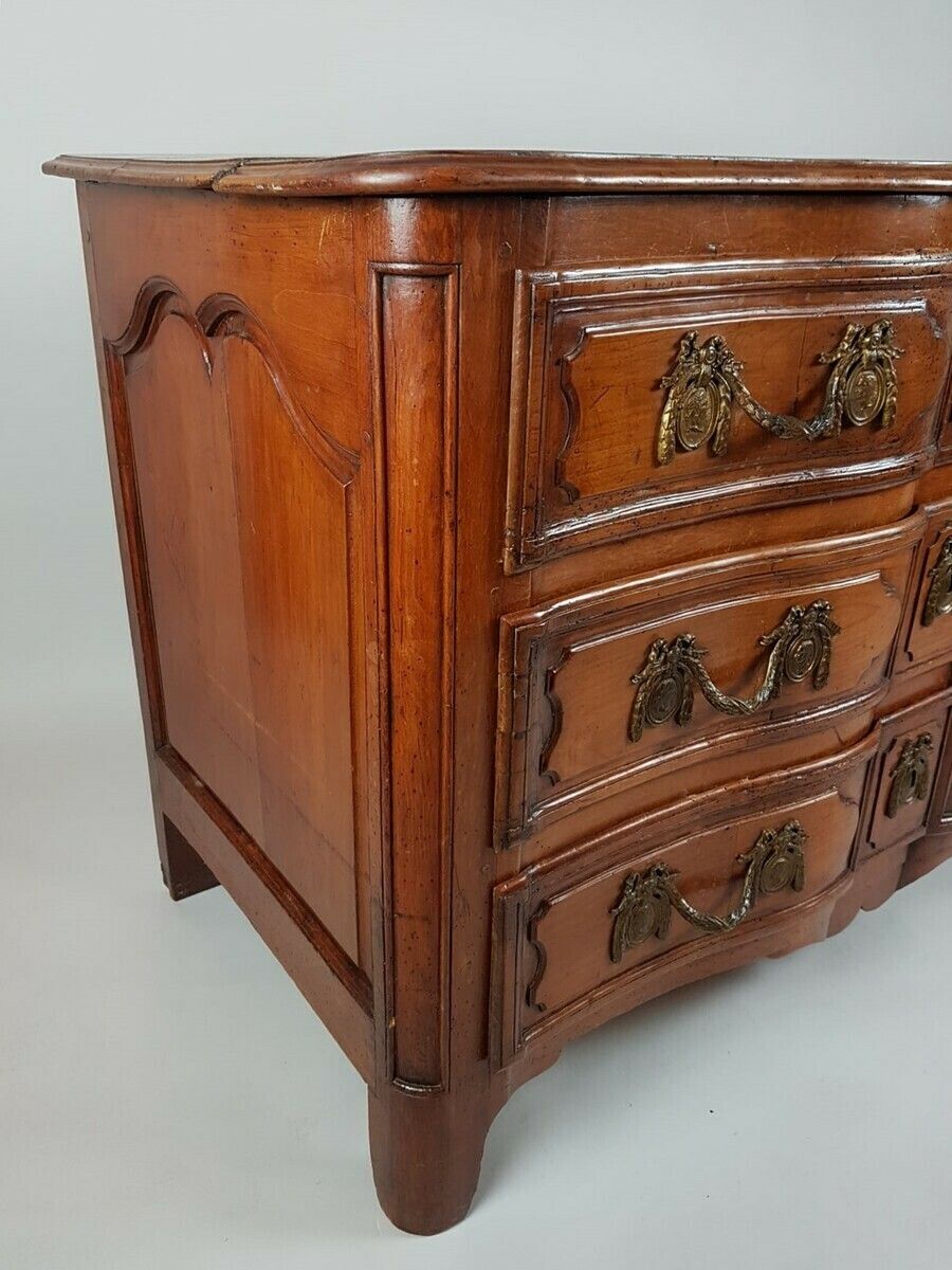 photo furniture Louis XIV Crossbow Chest Of Drawers In Walnut, 18th