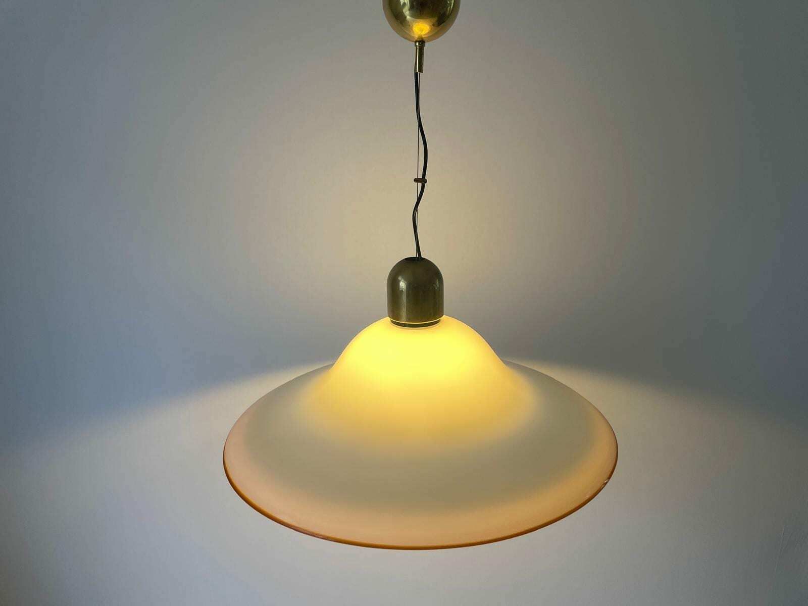 Murano Glass Suspension Pendant Lamp, 1960s, Italy photo vinterior