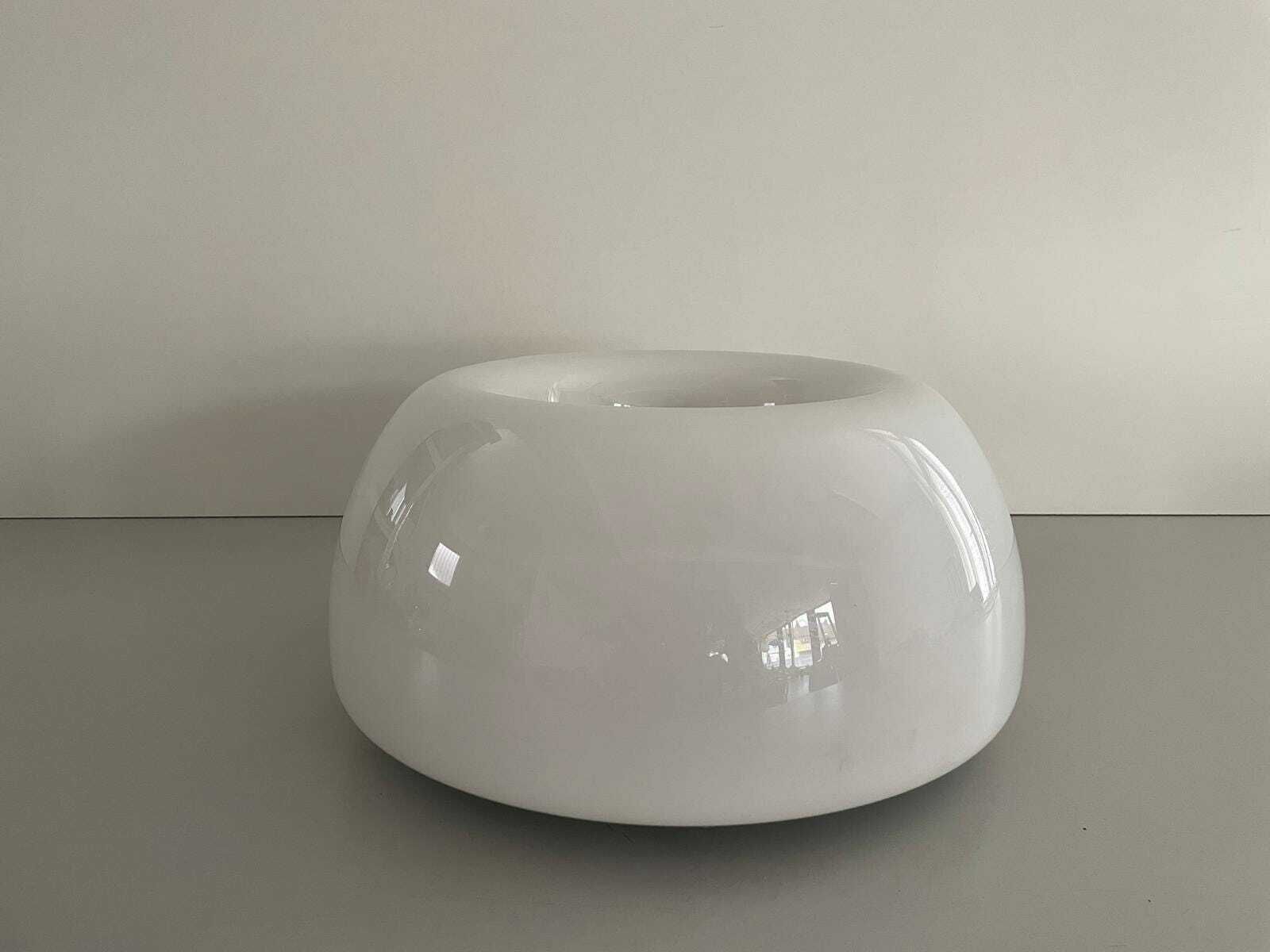 Vellela Opaline Glass Flush Mount Light By Achille Castiglioni For Flos, 1960s, Italy photo furniture